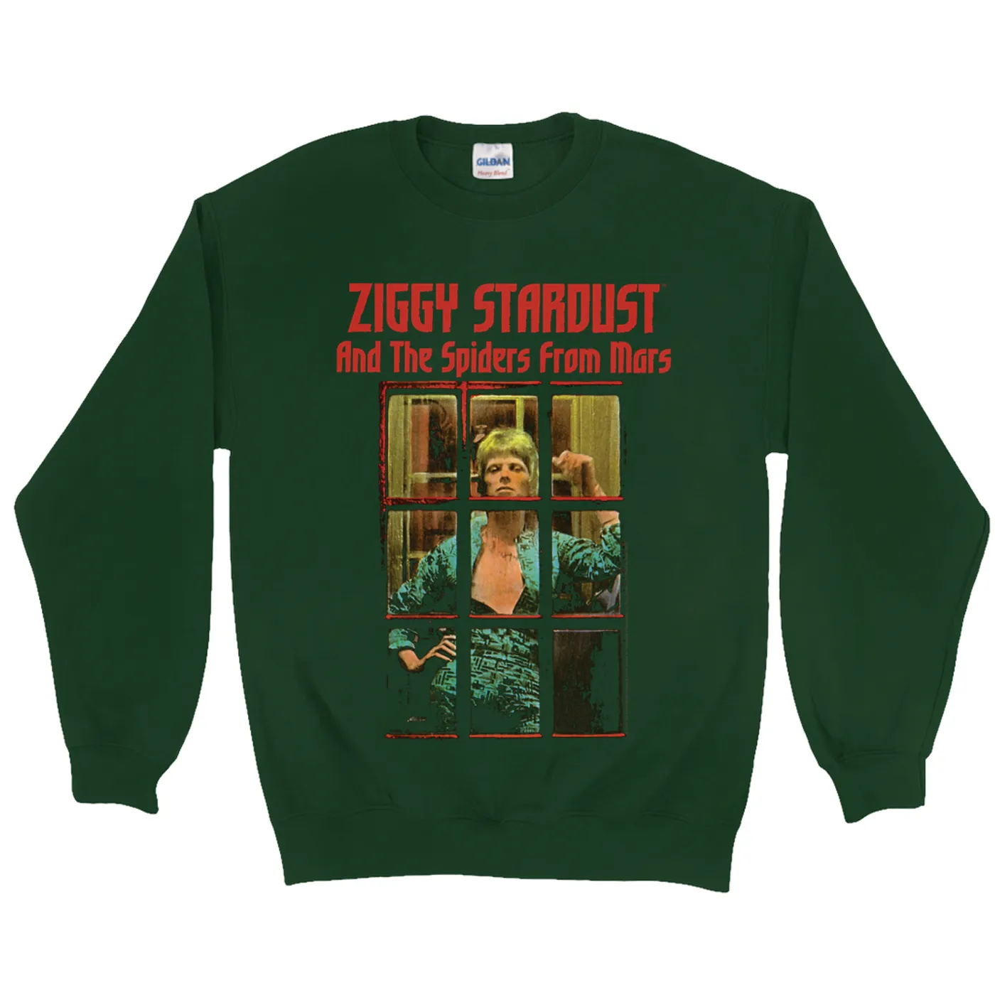 David Bowie Sweatshirt | Ziggy Stardust And The Spiders From Mars Photo David Bowie Sweatshirt