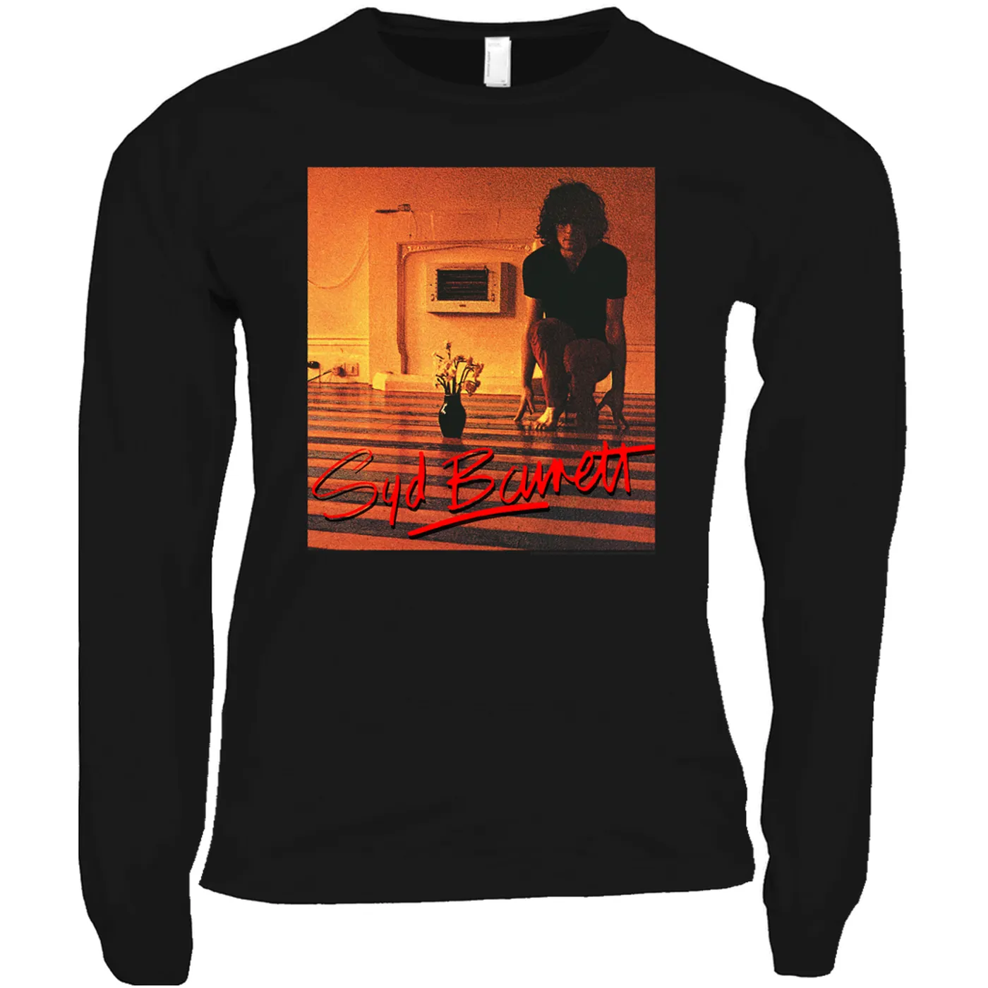 Syd Barrett Long Sleeve Shirt | The Madcap Laughs Album Cover Syd Barrett Shirt (Merchbar Exclusive)