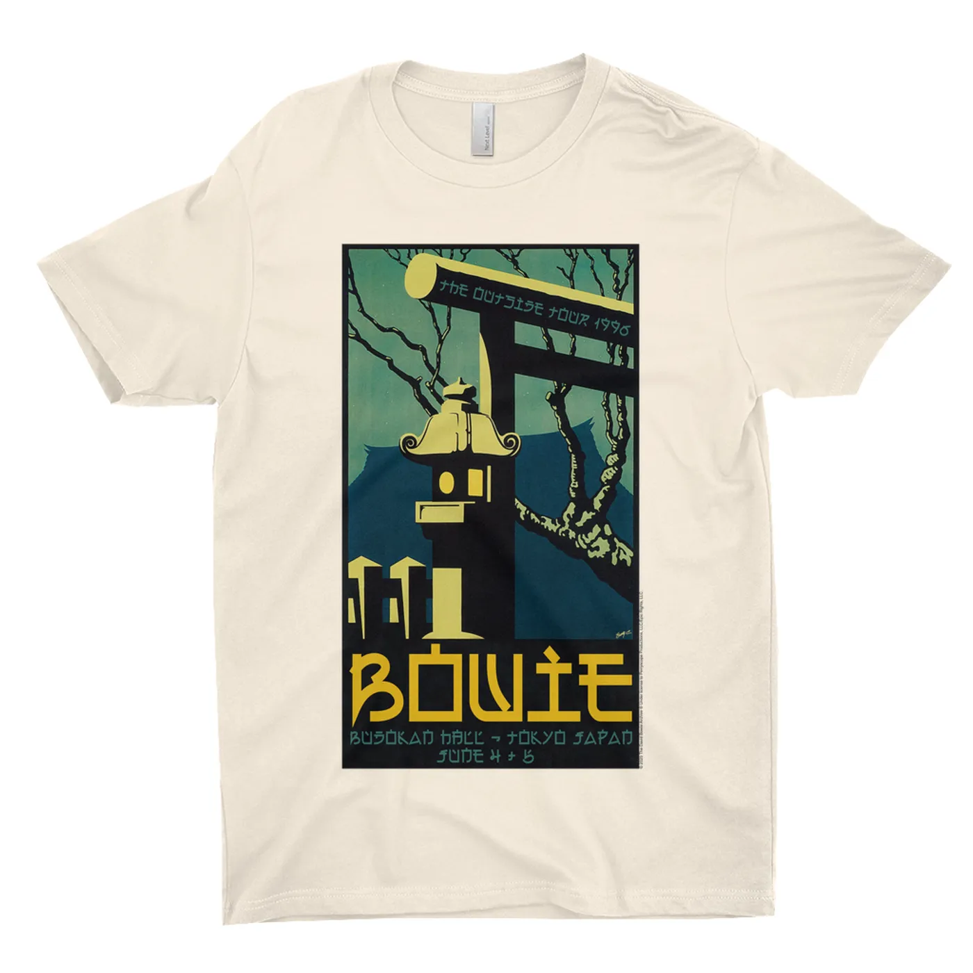 David Bowie T-Shirt | Busokan Hall Tokyo Japan Concert Poster David Bowie Shirt