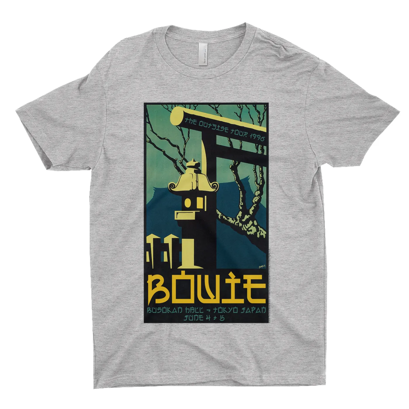 David Bowie T-Shirt | Busokan Hall Tokyo Japan Concert Poster David Bowie Shirt