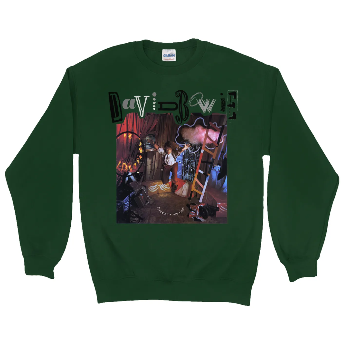 David Bowie Sweatshirt | Never Let Me Down Album Cover David Bowie Sweatshirt
