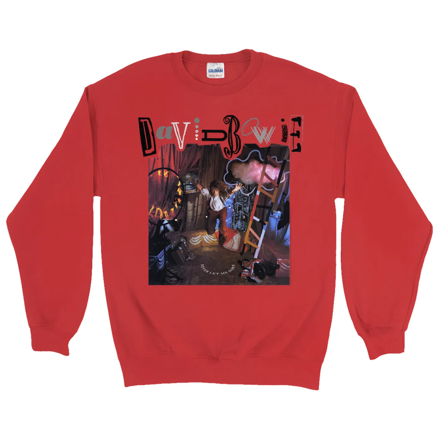 David Bowie Sweatshirt | Never Let Me Down Album Cover David Bowie Sweatshirt