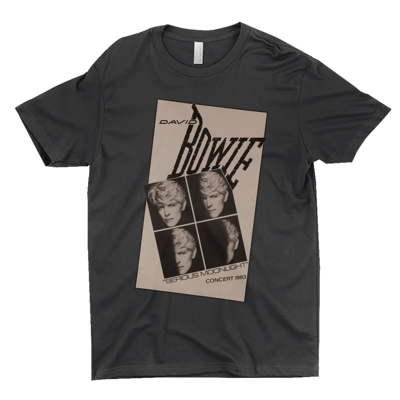 David Bowie T-Shirt | Serious Moonlight 1983 Concert Tour Poster David Bowie Shirt
