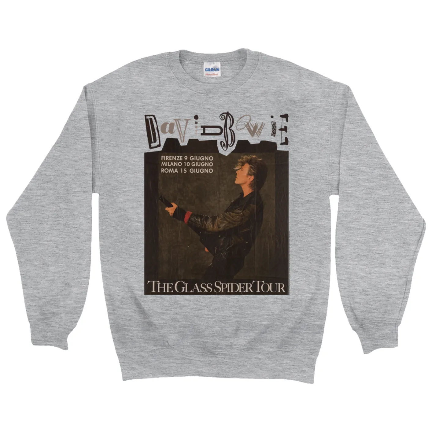 David Bowie Sweatshirt | The Glass Spider European Tour David Bowie Sweatshirt