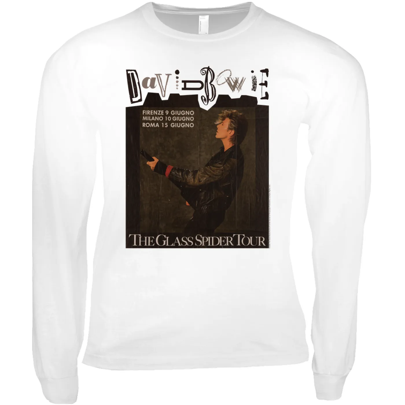 David Bowie Long Sleeve Shirt | The Glass Spider European Tour David Bowie Shirt