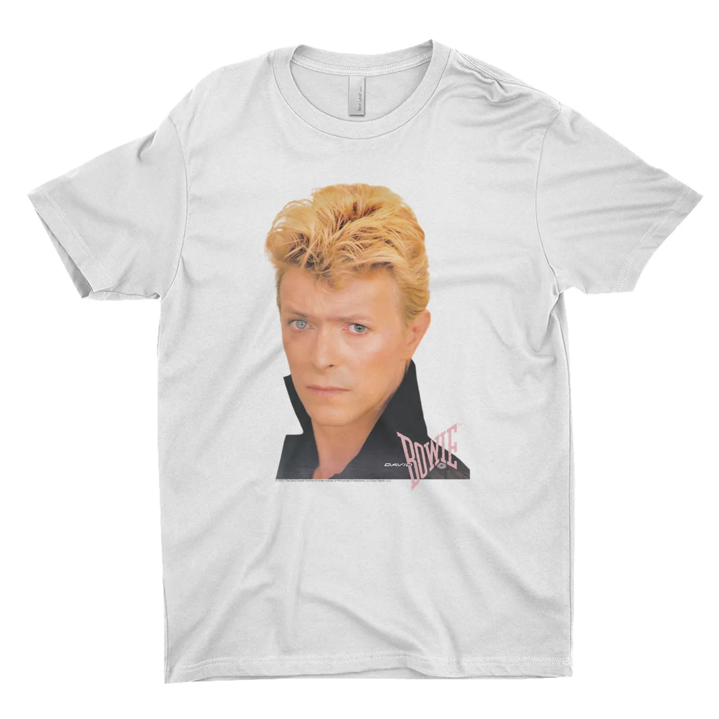 David Bowie T-Shirt | David Bowie Color Portrait And Logo David Bowie Shirt