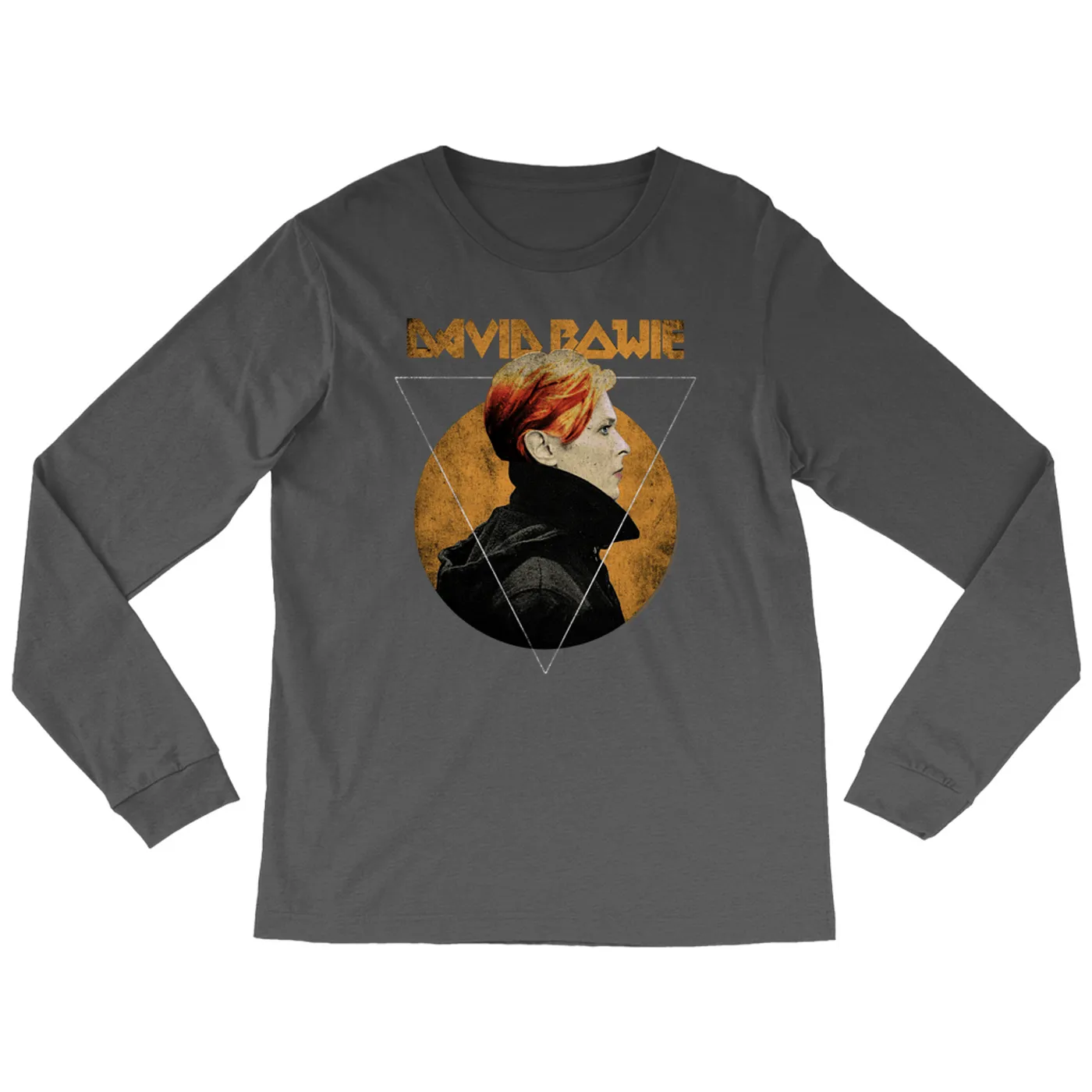 David Bowie Long Sleeve Shirt | Low Album Art Design Distressed David Bowie Shirt
