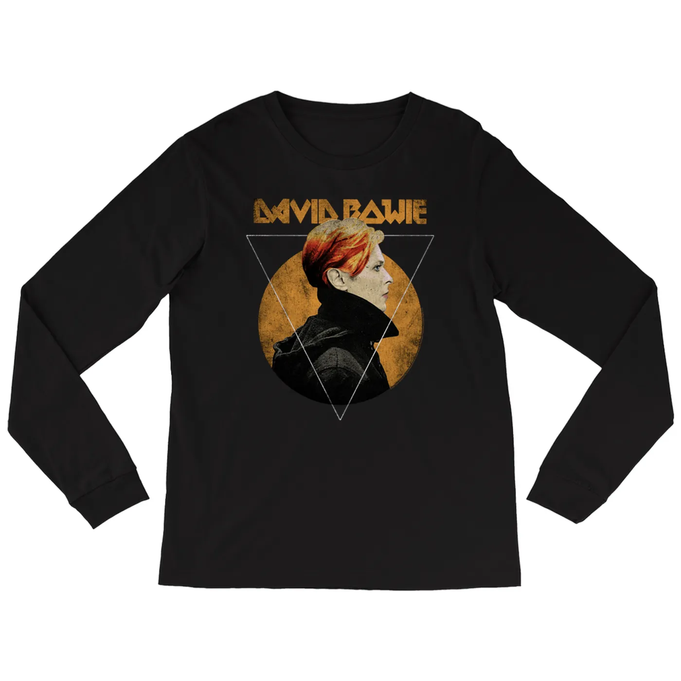 David Bowie Long Sleeve Shirt | Low Album Art Design Distressed David Bowie Shirt