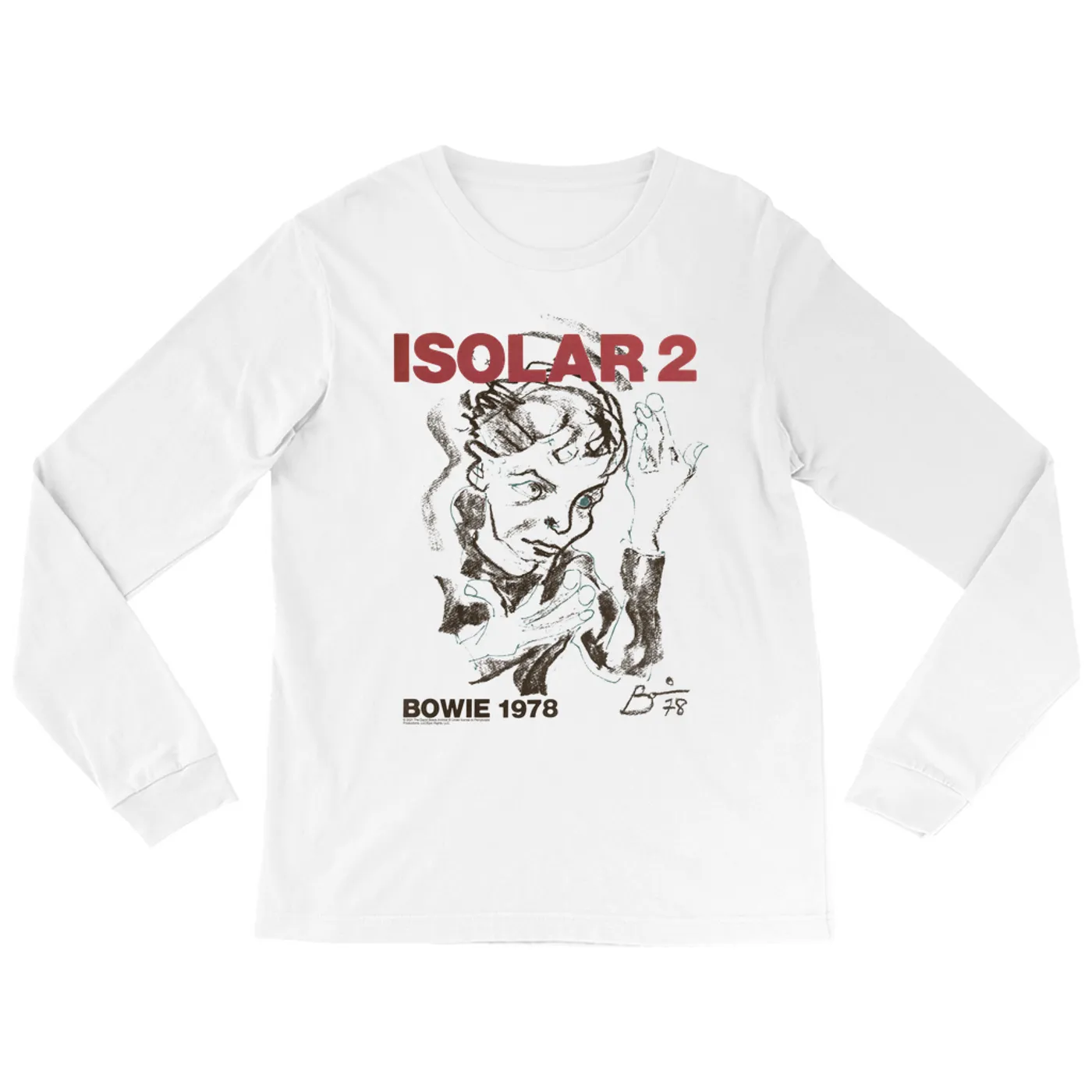 David Bowie Long Sleeve Shirt | Isolar 2 1978 Concert Poster David Bowie Shirt