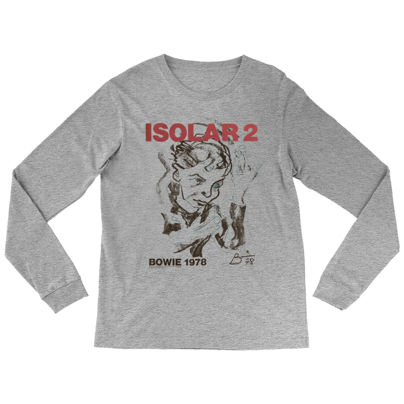 David Bowie Long Sleeve Shirt | Isolar 2 1978 Concert Poster David Bowie Shirt