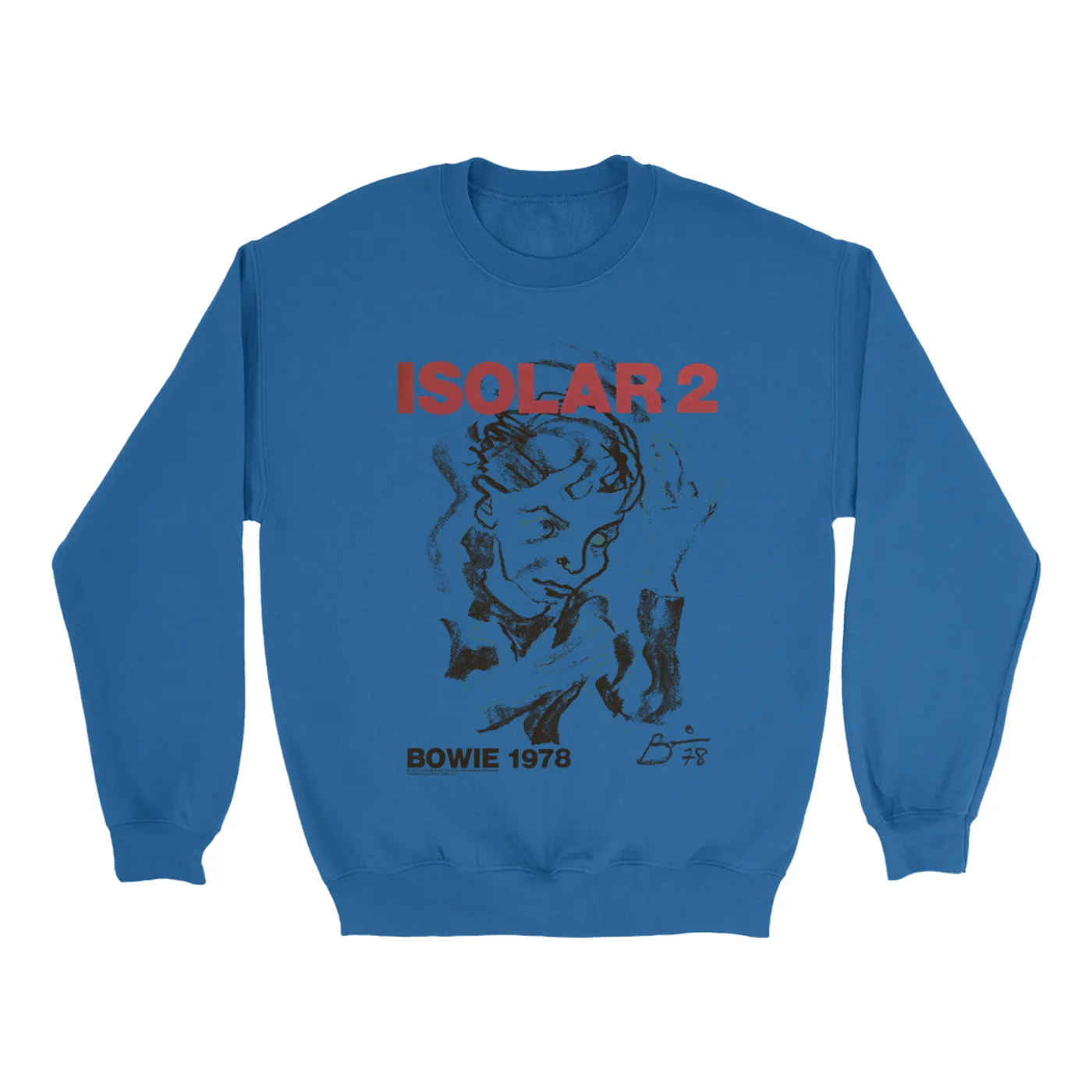 David Bowie Sweatshirt | Isolar 2 1978 Concert Poster David Bowie Sweatshirt