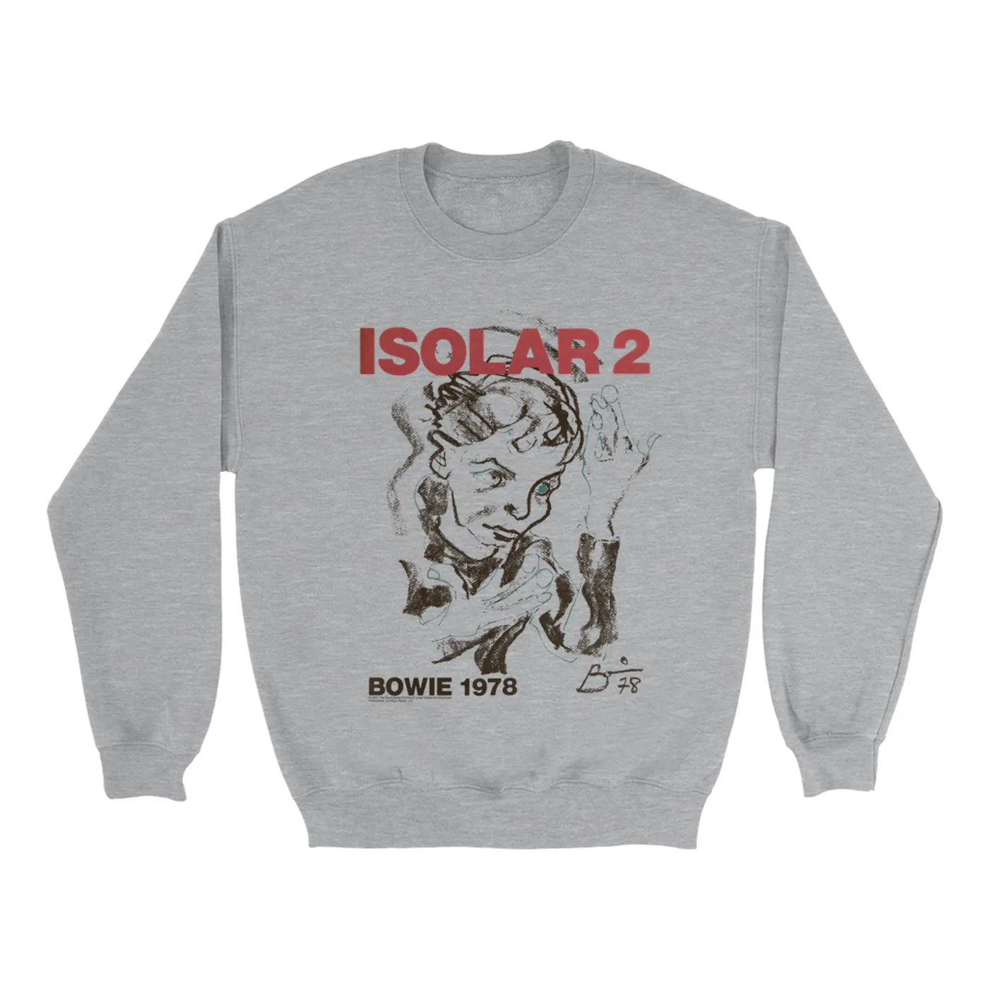 David Bowie Sweatshirt | Isolar 2 1978 Concert Poster David Bowie Sweatshirt