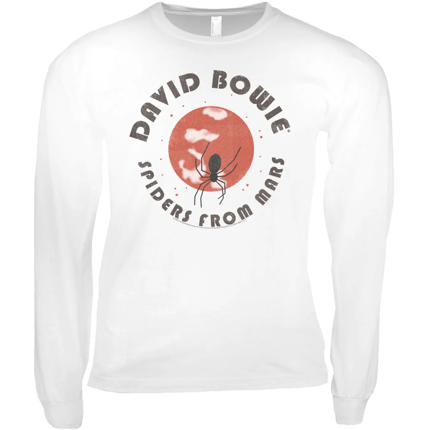 David Bowie Long Sleeve Shirt | Spiders From Mars Design David Bowie Shirt