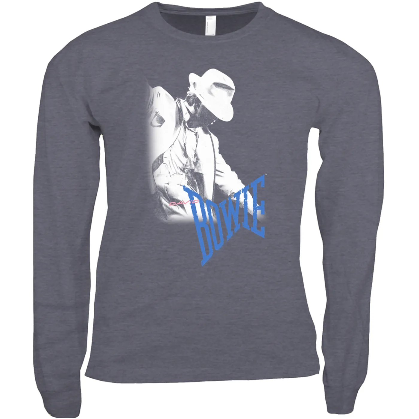 David Bowie Long Sleeve Shirt | Bowie 1983 Concert Stage Silhouette David Bowie Shirt