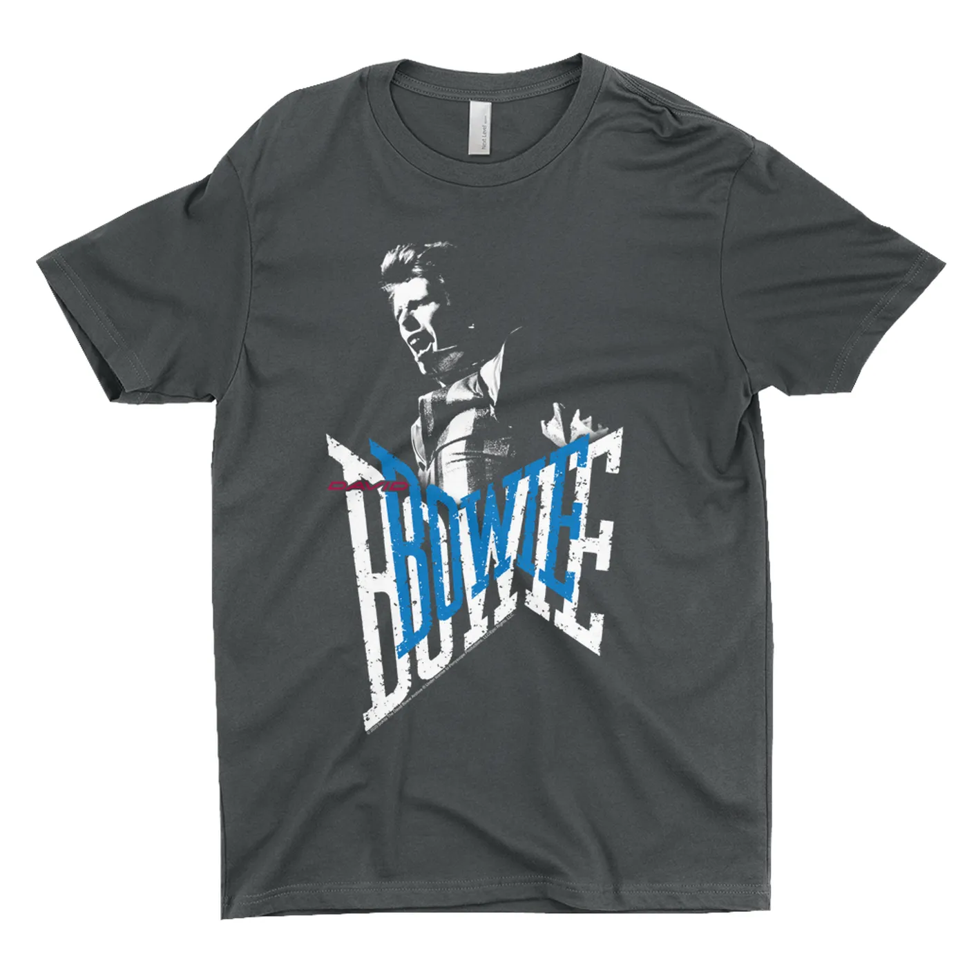 David Bowie T-Shirt | Bowie On Stage Logo Design David Bowie Shirt