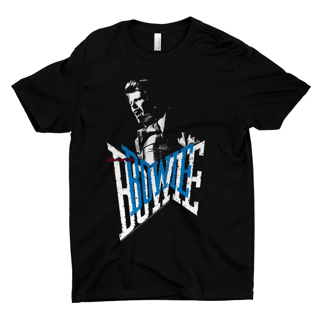 T-Shirt | Bowie On Stage Logo Design Shirt