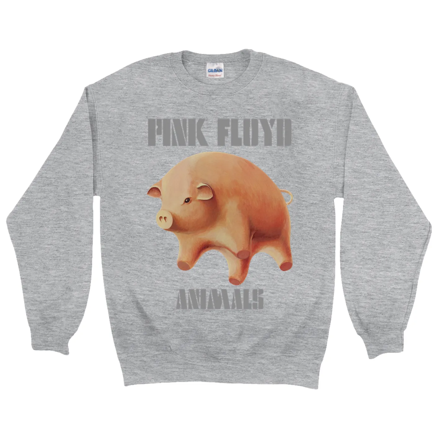 Pink Floyd Sweatshirt | Animals Album Pig Logo Pink Floyd Sweatshirt