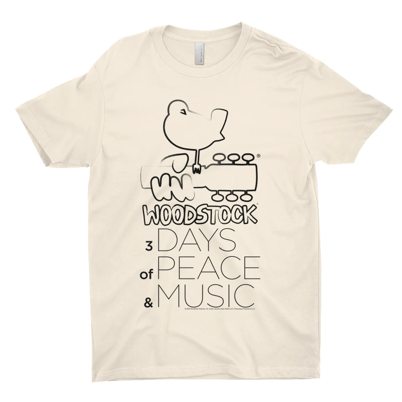 Woodstock T-Shirt | 3 Days Of Peace And Music Drawing Woodstock Shirt