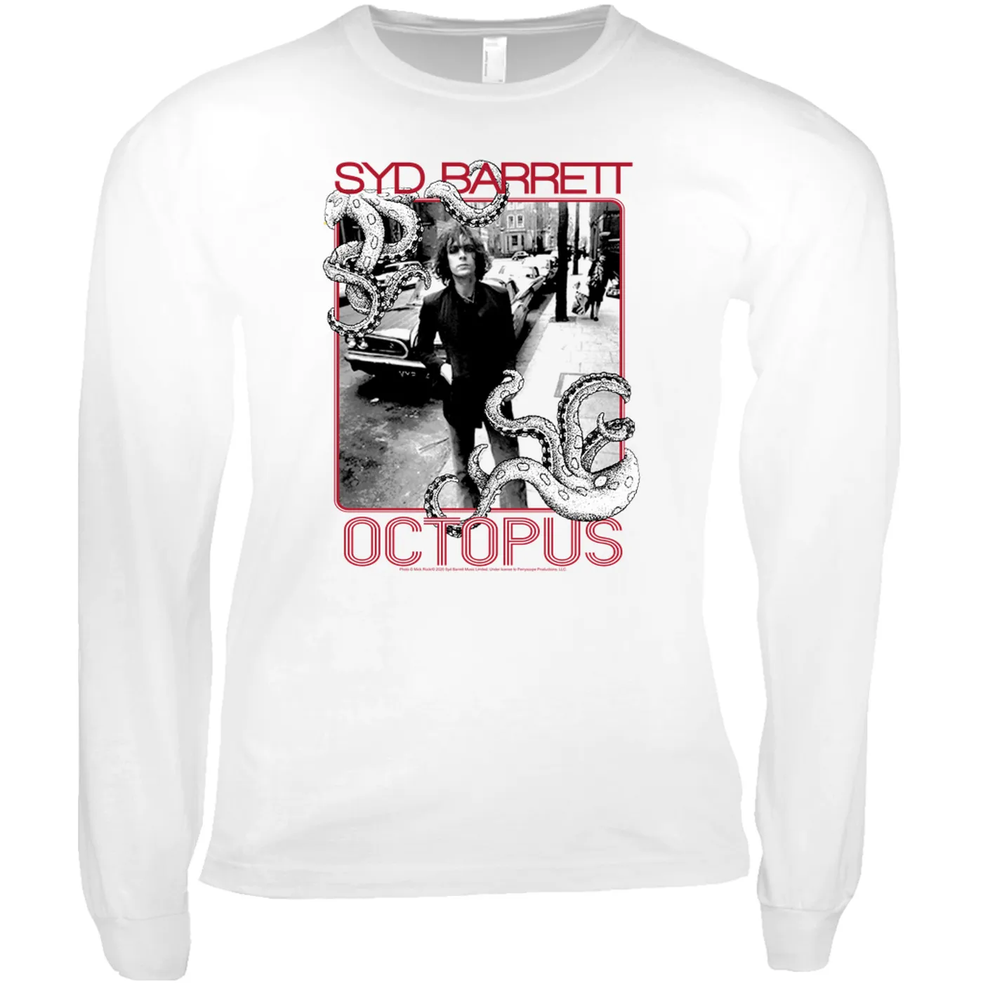 Syd Barrett Long Sleeve Shirt | Octopus Design Syd Barrett Shirt