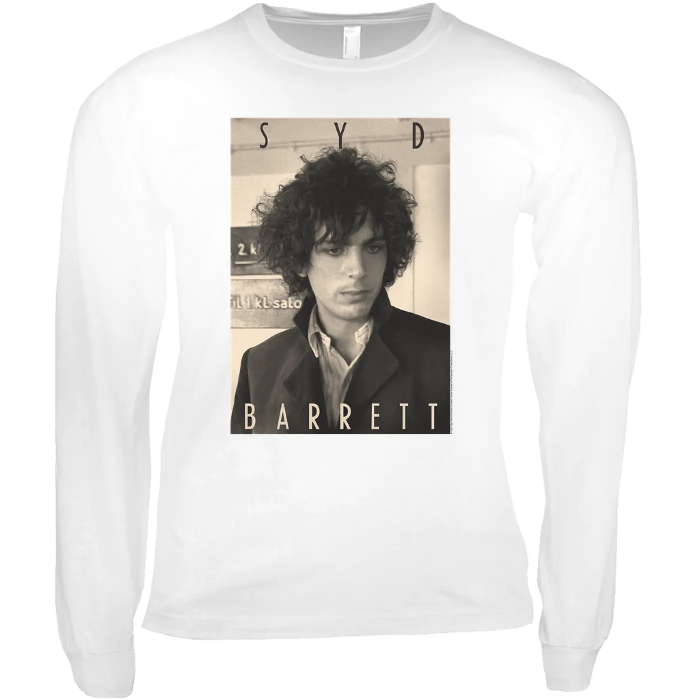 Syd Barrett Long Sleeve Shirt | Syd Barrett Photograph Syd Barrett Shirt