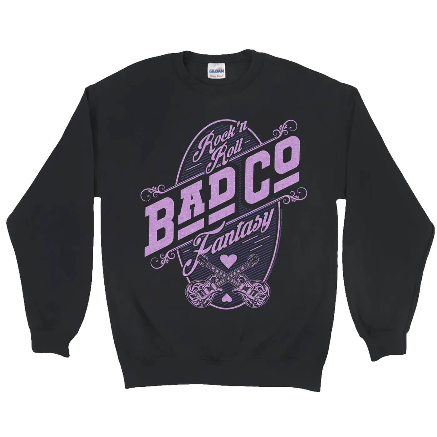 Bad Company Sweatshirt | Rock N' Roll Fantasy Purple Bad Company Sweatshirt