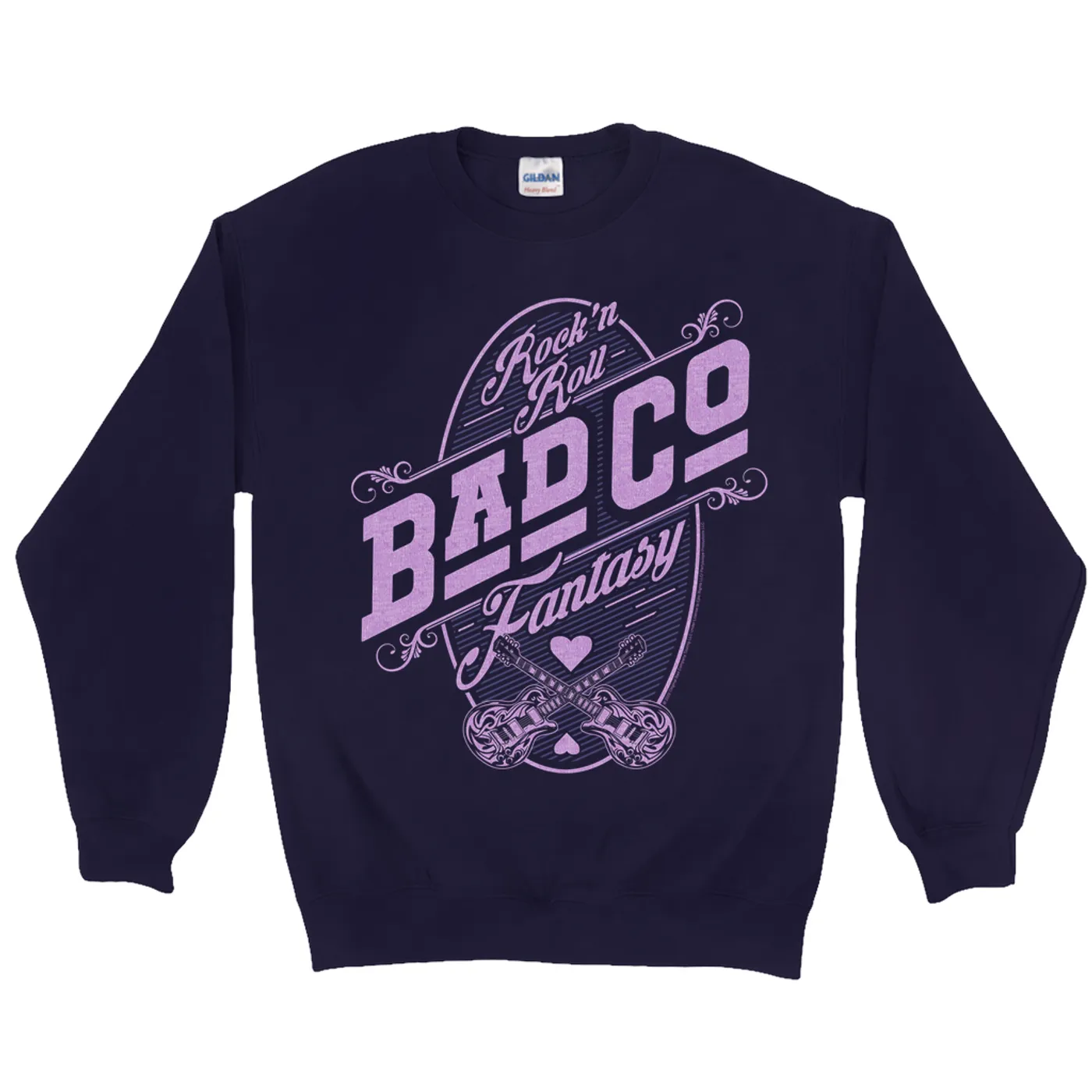 Bad Company Sweatshirt | Rock N' Roll Fantasy Purple Bad Company Sweatshirt