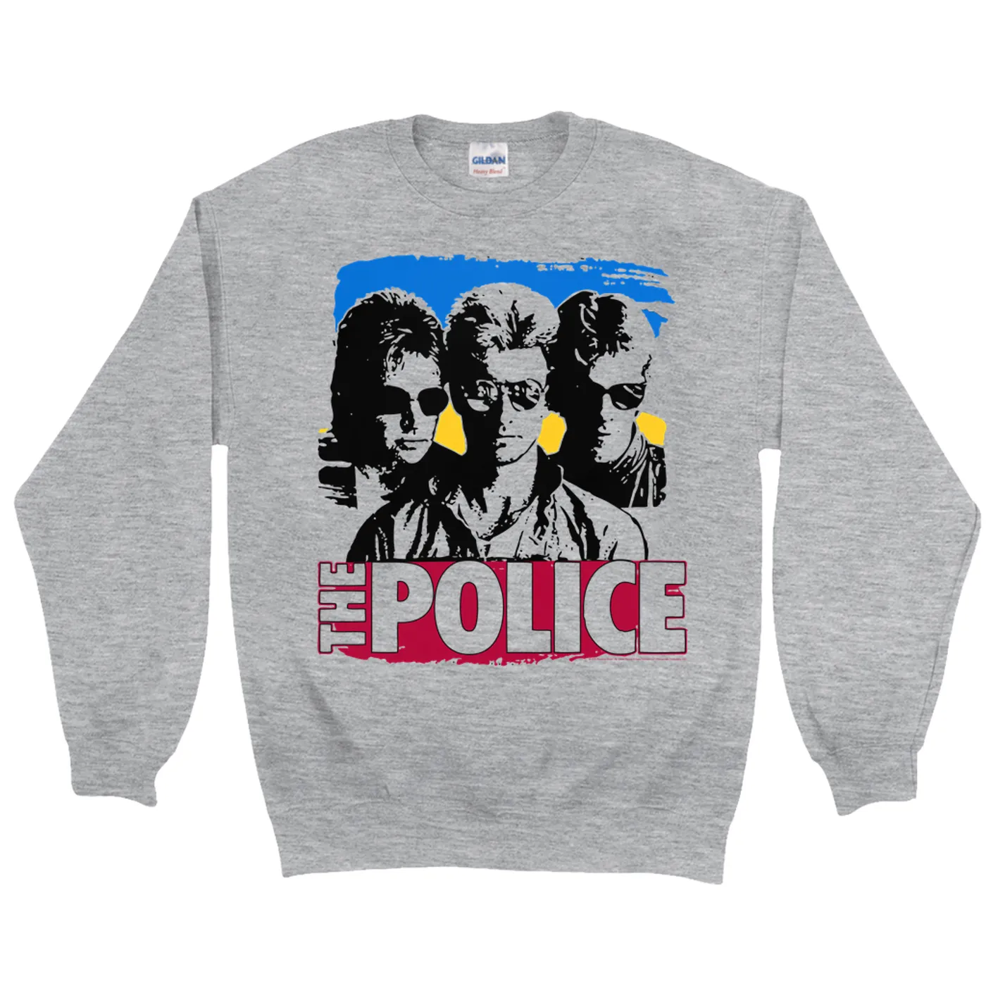 The Police Sweatshirt | Synchronicity Police Portrait The Police Sweatshirt