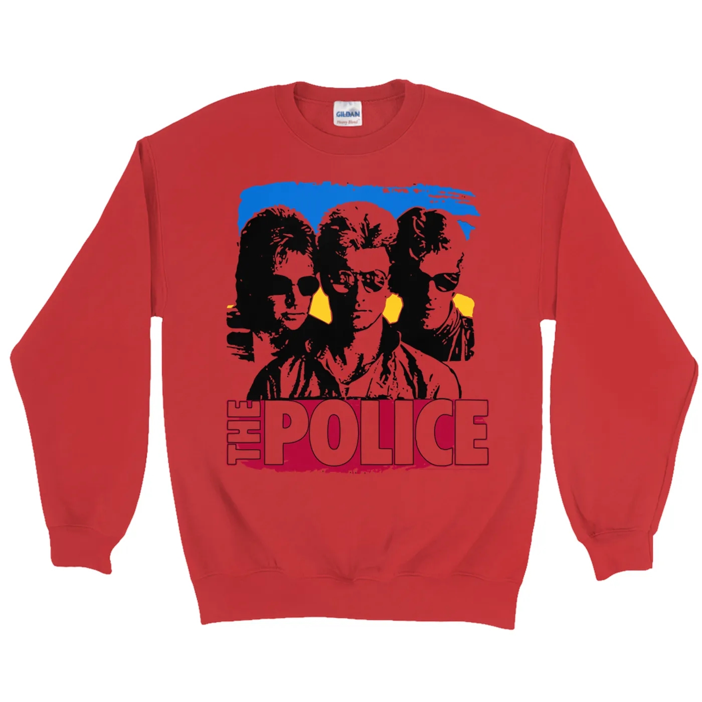 The Police Sweatshirt | Synchronicity Police Portrait The Police Sweatshirt