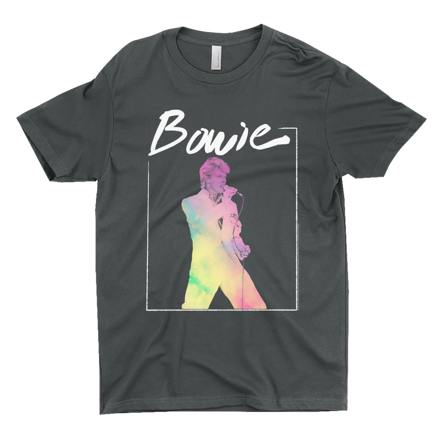 David Bowie T-Shirt | Bowie 1983 Concert In Pastels David Bowie Shirt (Merchbar Exclusive)
