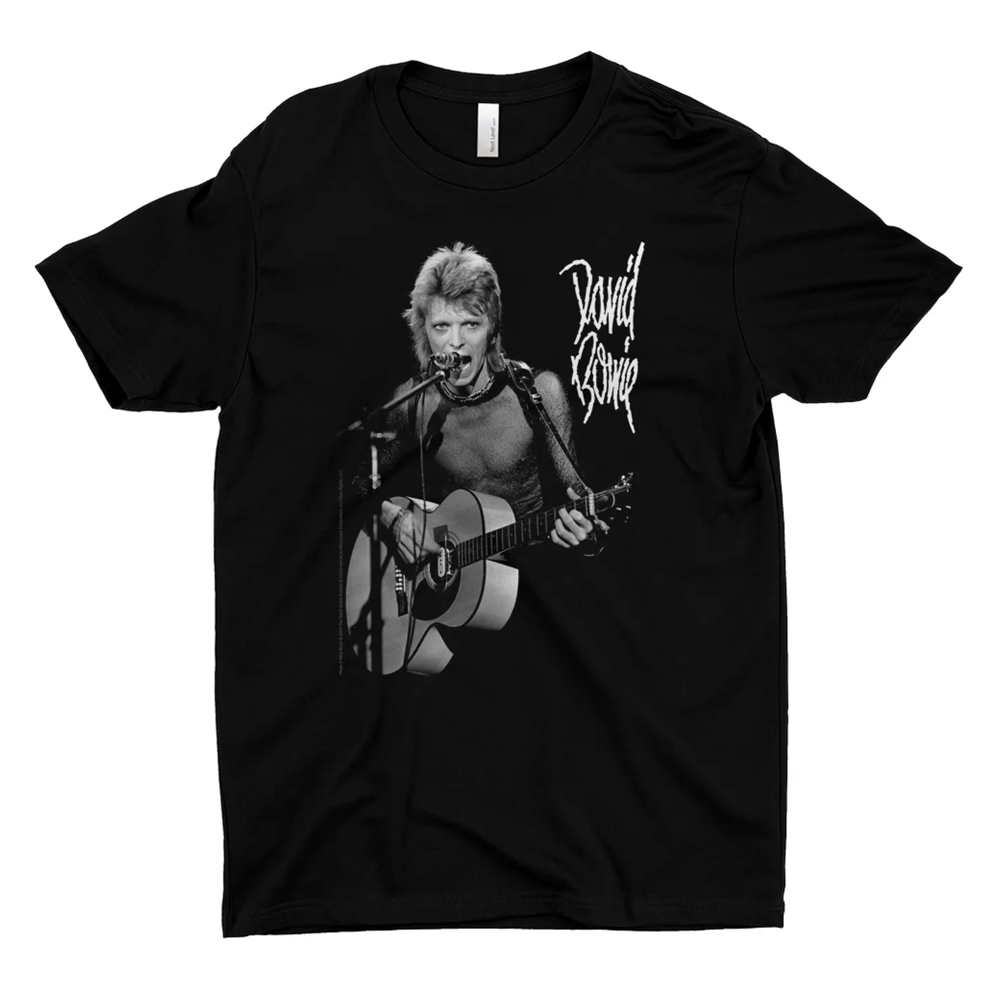David Bowie T-Shirt | Mick Rock Photo In Concert David Bowie Shirt