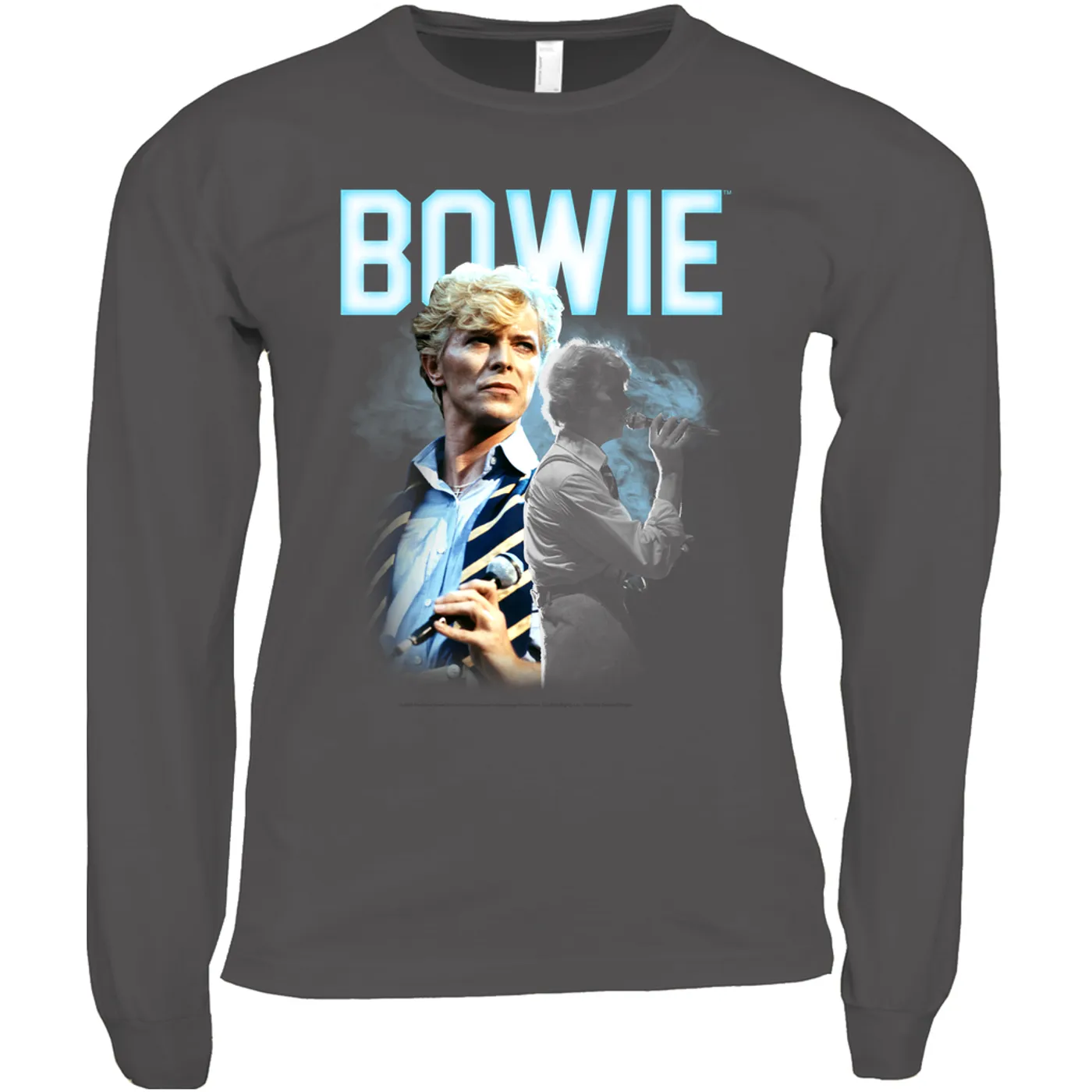 David Bowie Long Sleeve Shirt | Bowie 1983 Concert Imagery David Bowie Shirt
