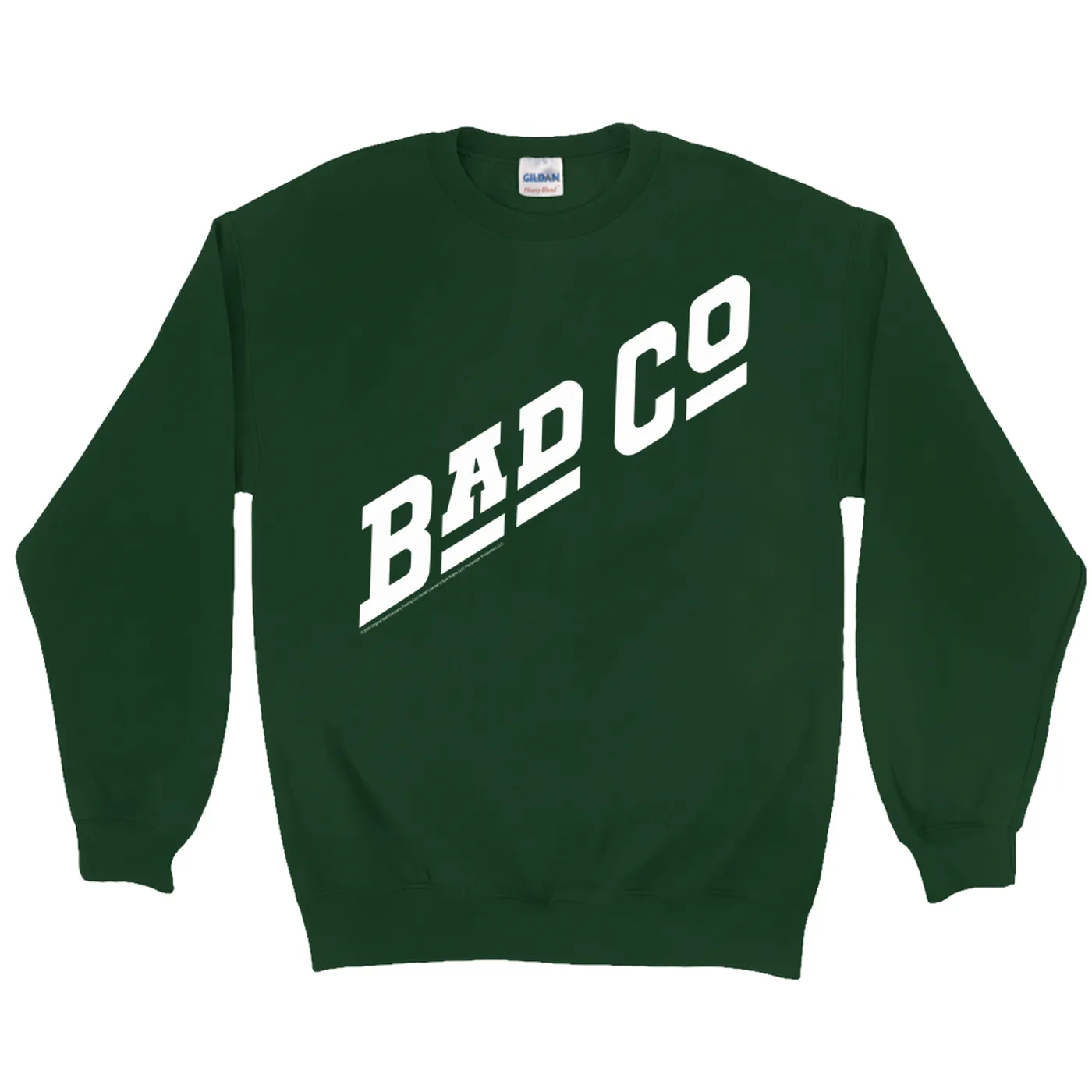 Bad Company Sweatshirt | Classic Bad Company Logo White Bad Company Sweatshirt