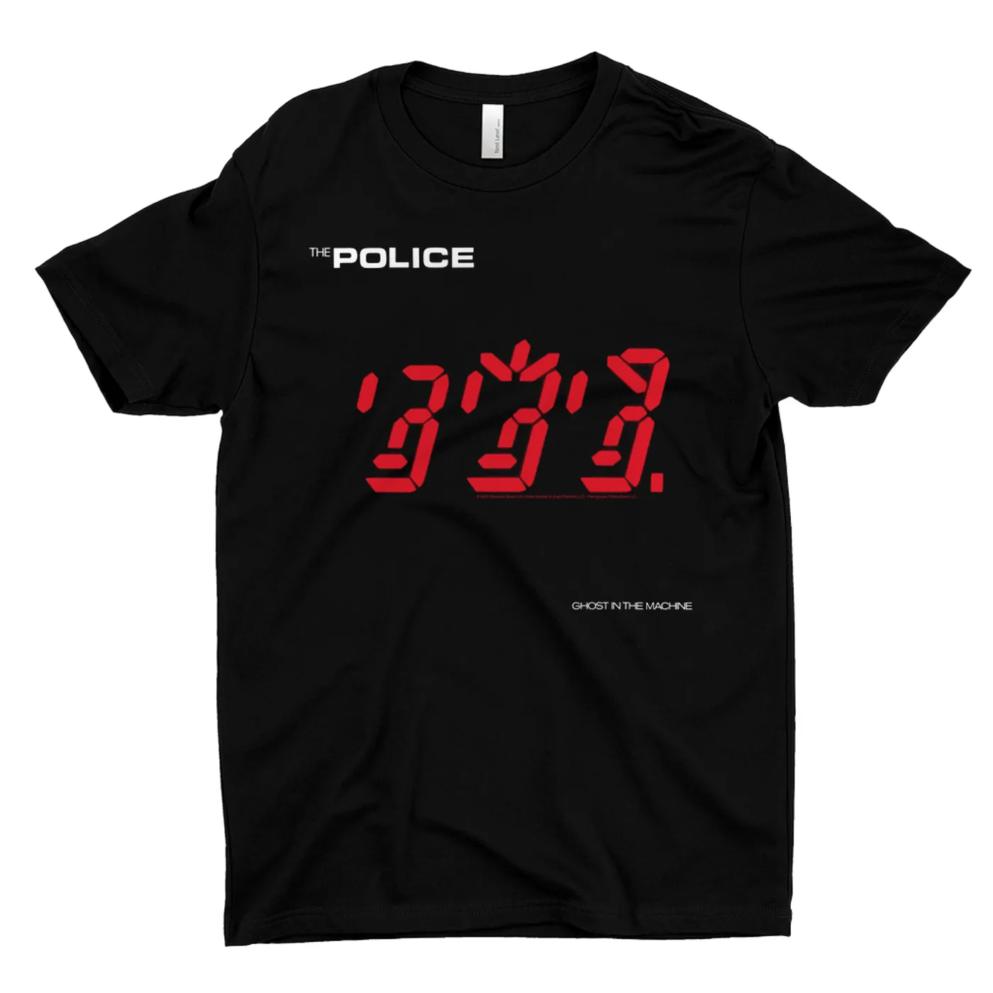 The Police T-Shirt | Ghost In The Machine Album Cover The Police Shirt