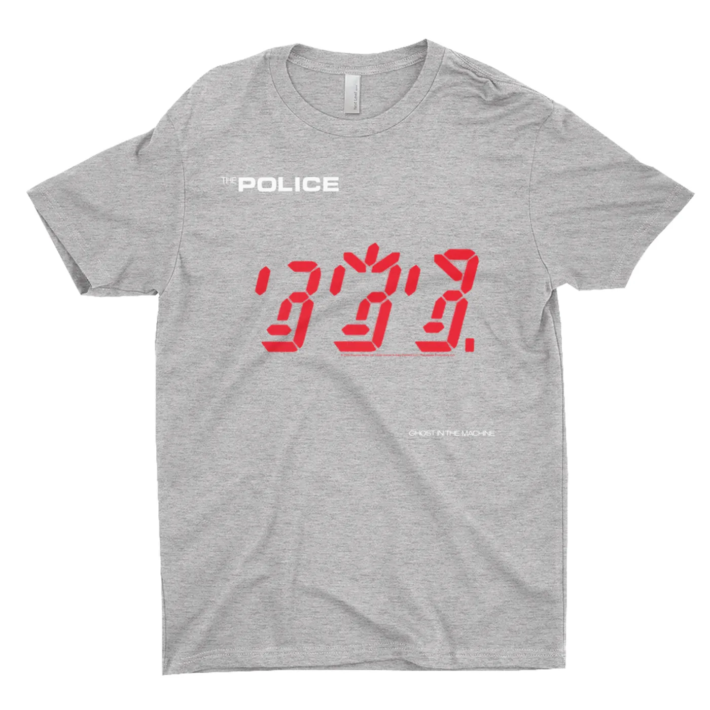 The Police T-Shirt | Ghost In The Machine Album Cover The Police Shirt
