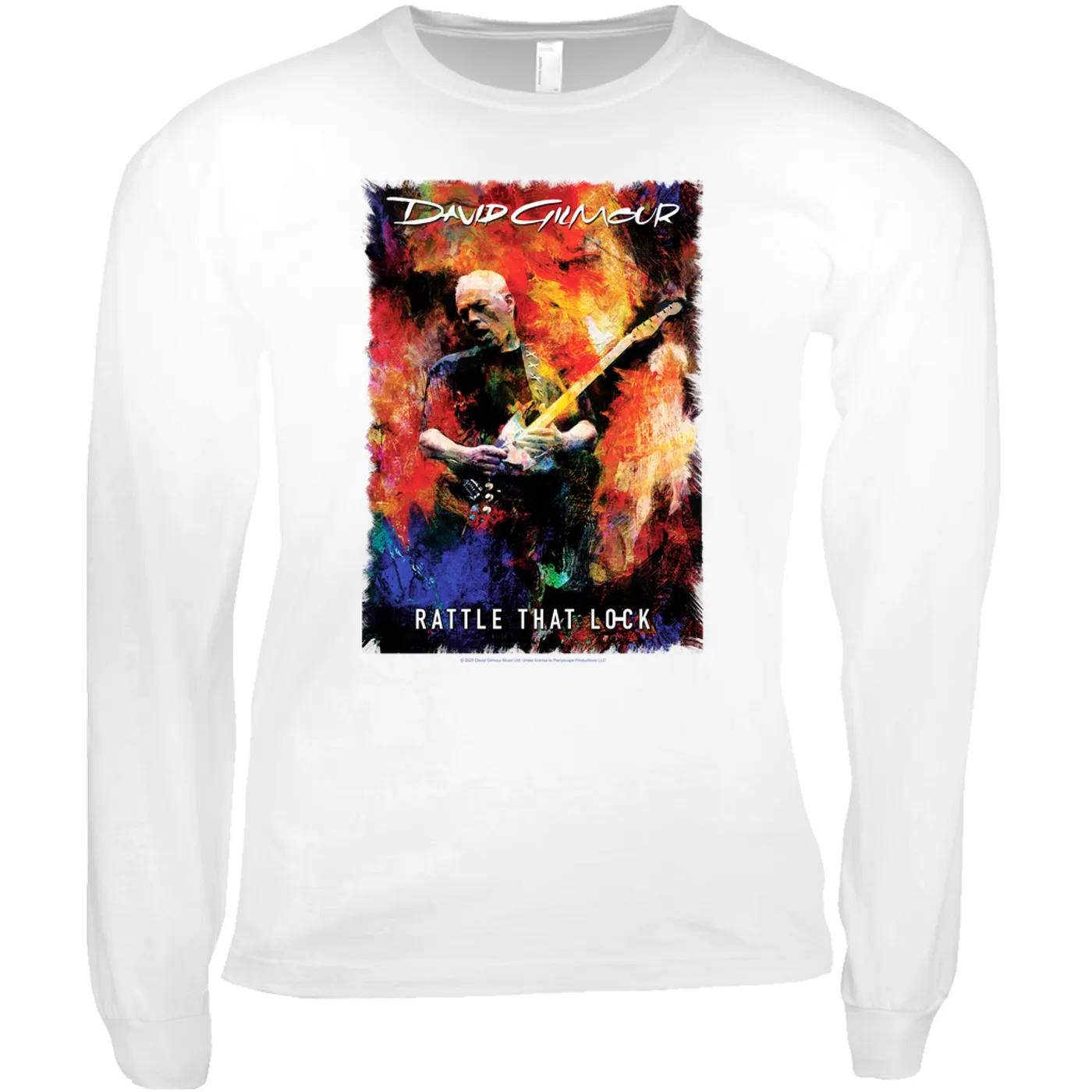 David Gilmour Long Sleeve Shirt | Rattle That Lock Album Poster David Gilmour Shirt