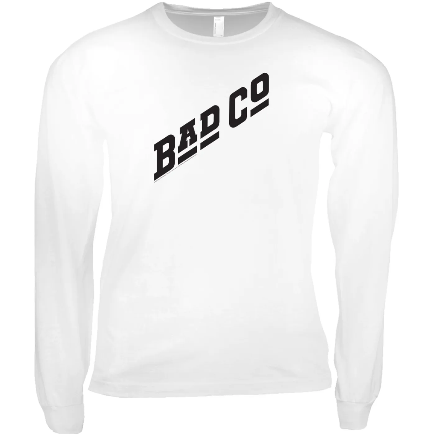 Bad Company Long Sleeve Shirt | Classic Bad Company Logo Black Bad Company Shirt