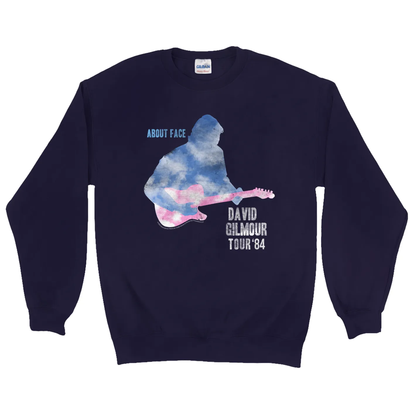 David Gilmour Sweatshirt | About Face Concert Tour David Gilmour Sweatshirt