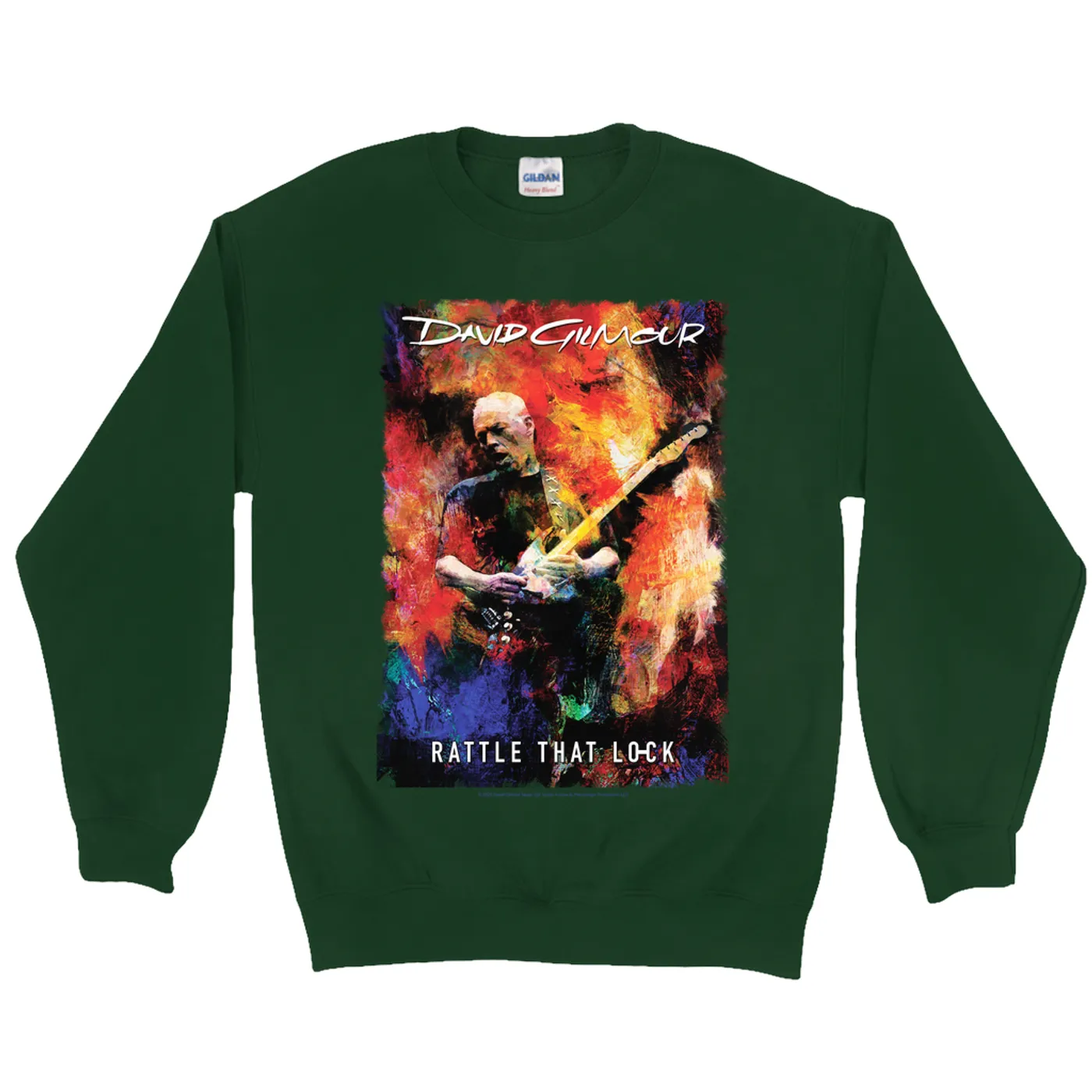 David Gilmour Sweatshirt | Rattle That Lock Album Poster David Gilmour Sweatshirt
