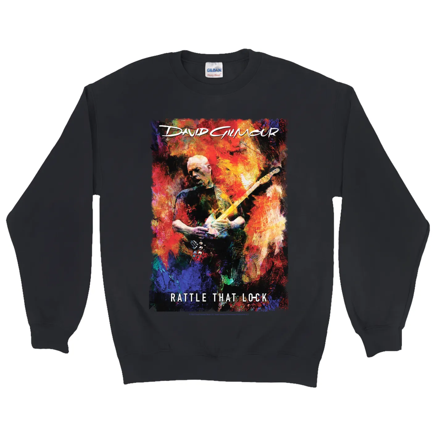 David Gilmour Sweatshirt | Rattle That Lock Album Poster David Gilmour Sweatshirt
