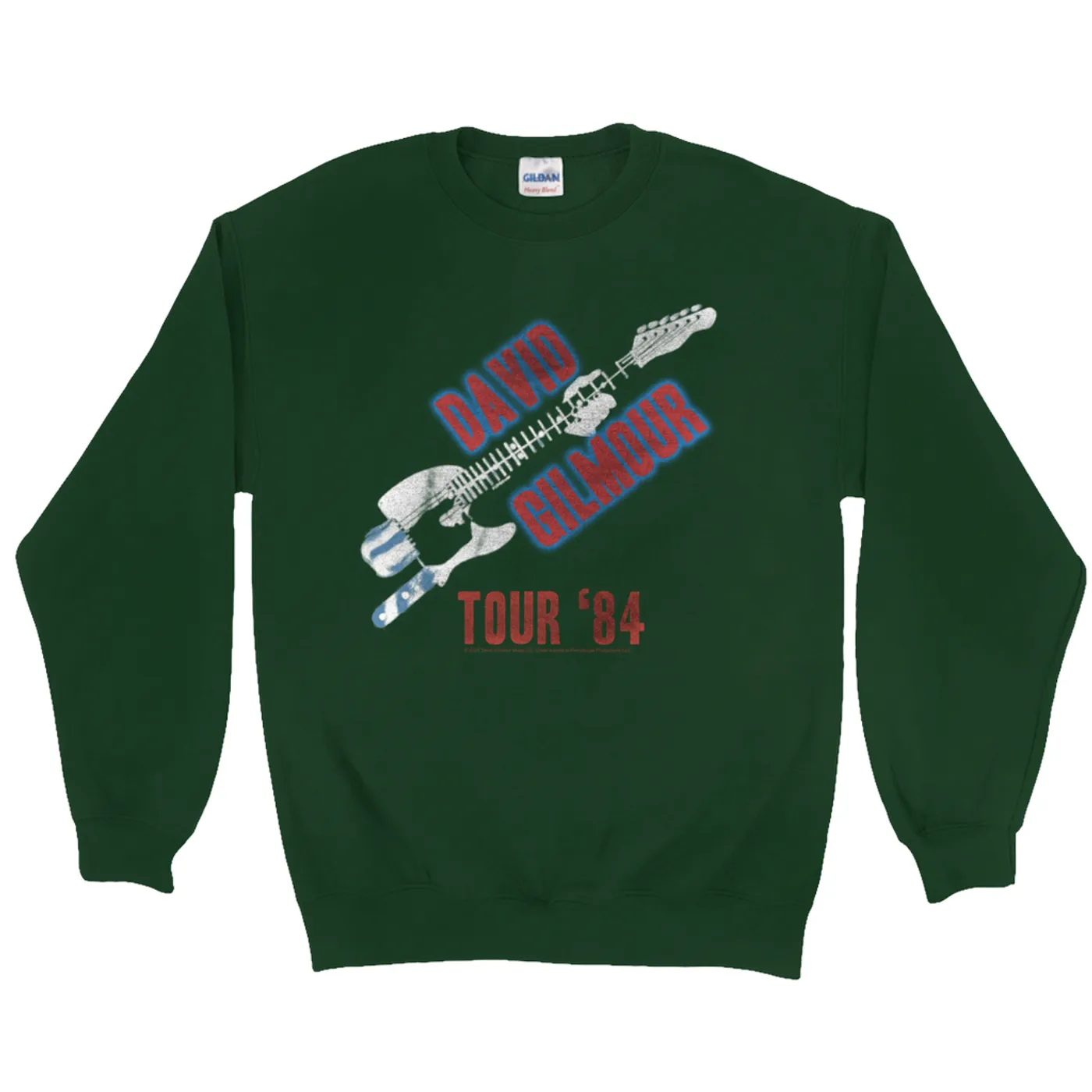 David Gilmour Sweatshirt | David Gilmour 1984 Tour David Gilmour Sweatshirt