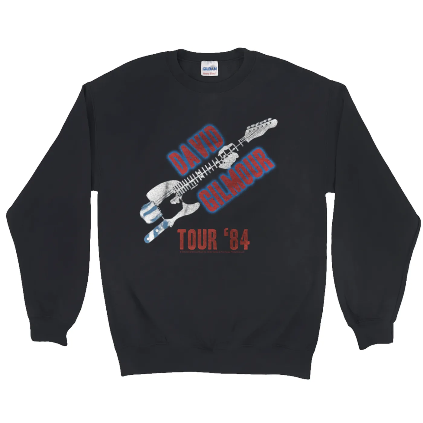 David Gilmour Sweatshirt | David Gilmour 1984 Tour David Gilmour Sweatshirt