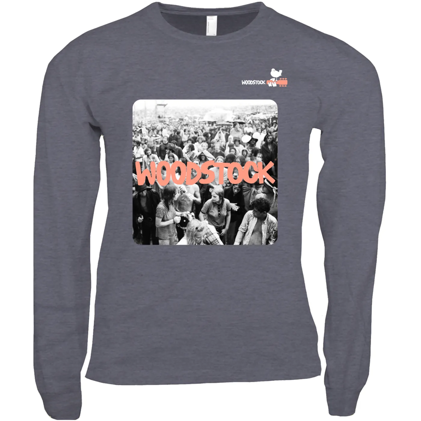 Woodstock Long Sleeve Shirt | Festival Concert Photo Woodstock Shirt