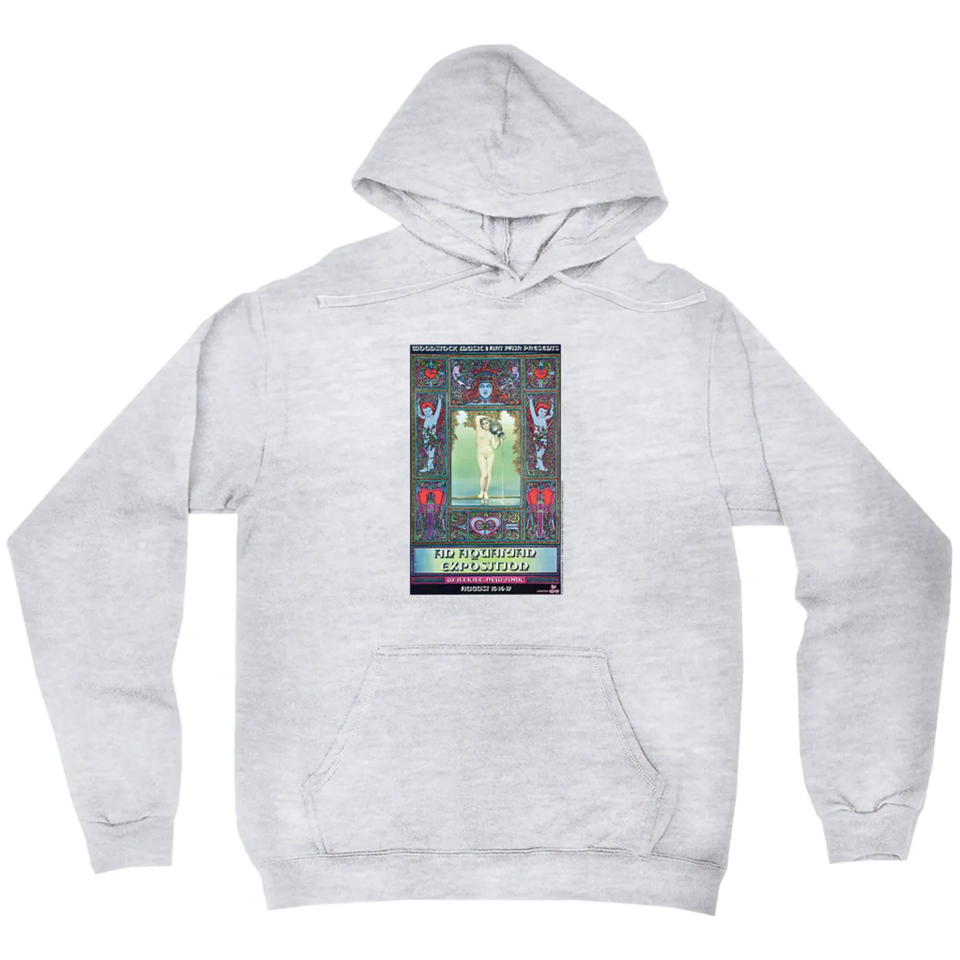 Woodstock Hoodie | Aquarian Exposition Concert Poster Woodstock Hoodie