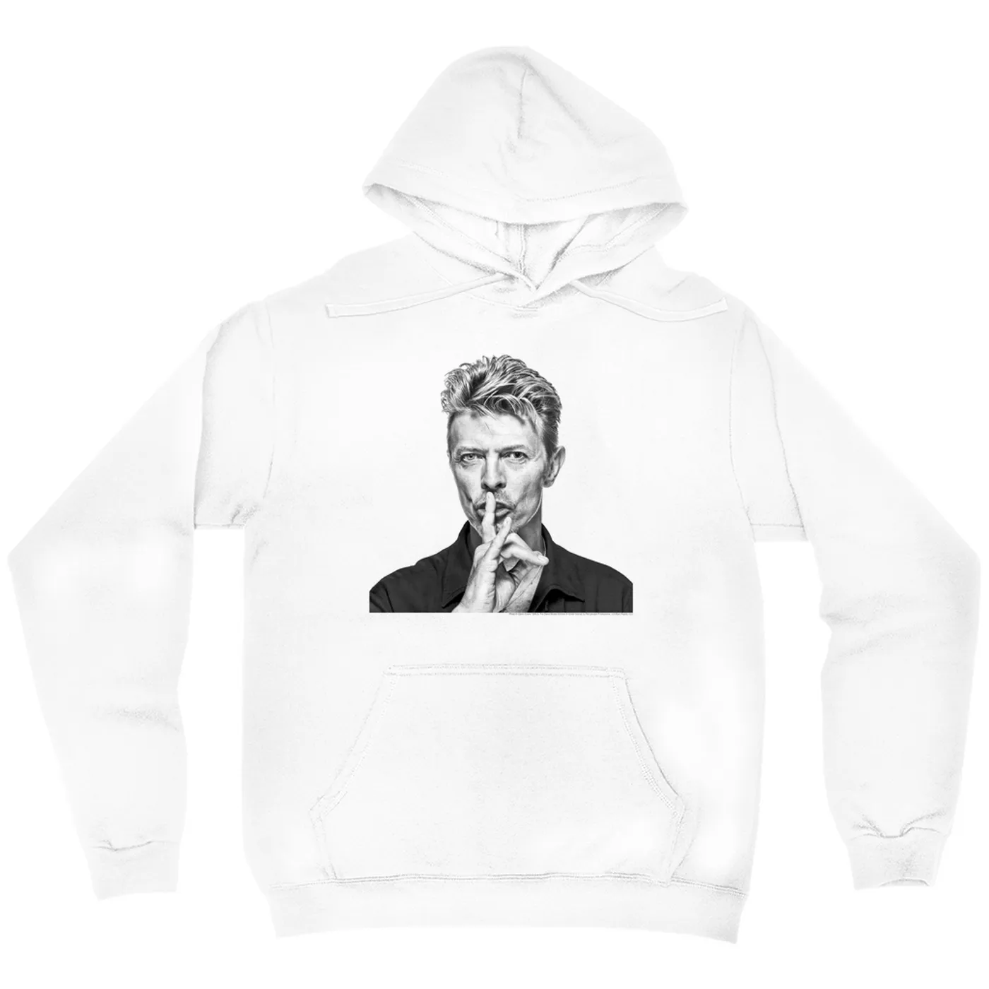 David Bowie Hoodie | Bowie Black And White Photo David Bowie Hoodie