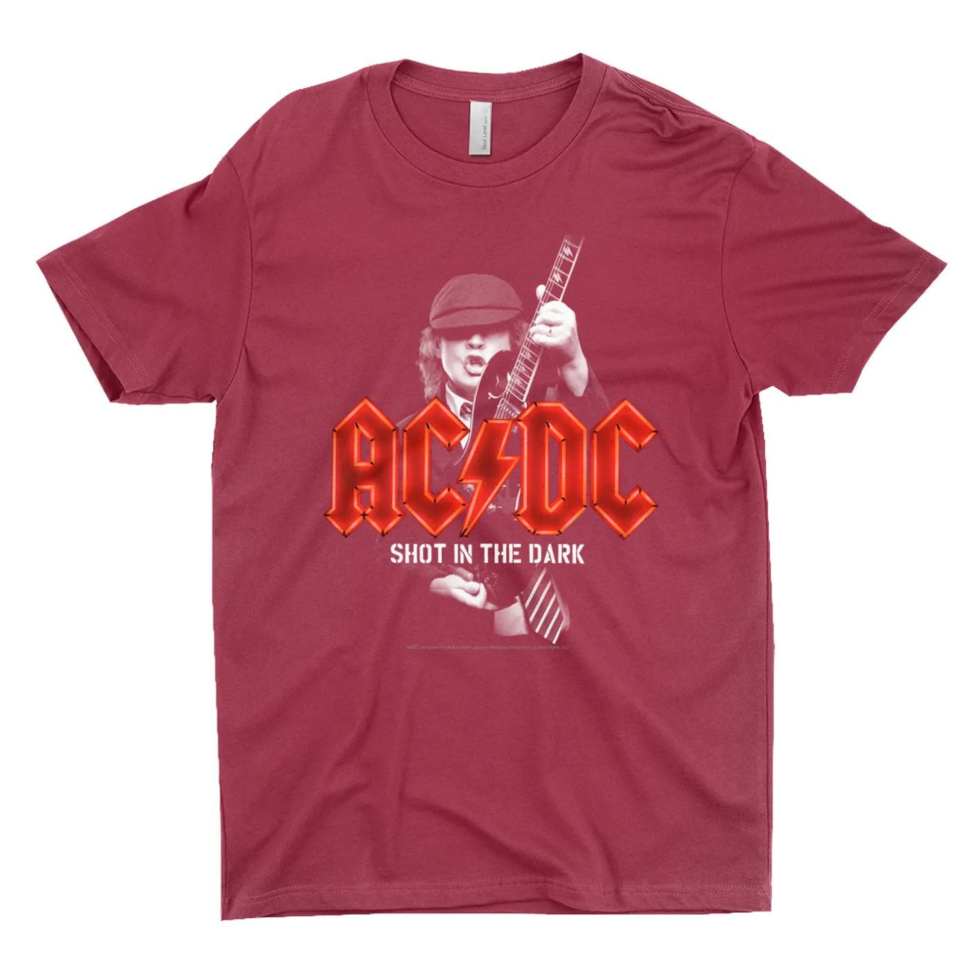 AC/DC T-Shirt | PWR Up Shot In The Dark Neon Lights ACDC Shirt