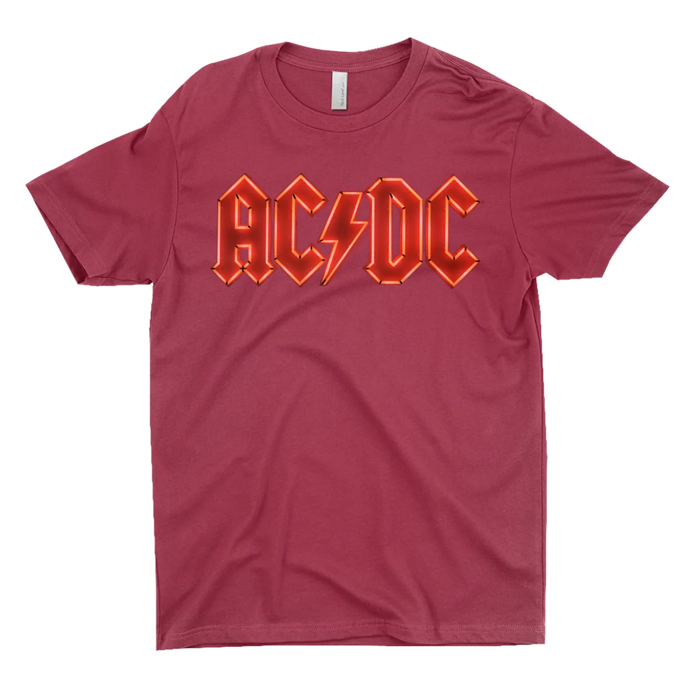 ACDC T-Shirt | AC/DC Neon Lights Logo ACDC Shirt