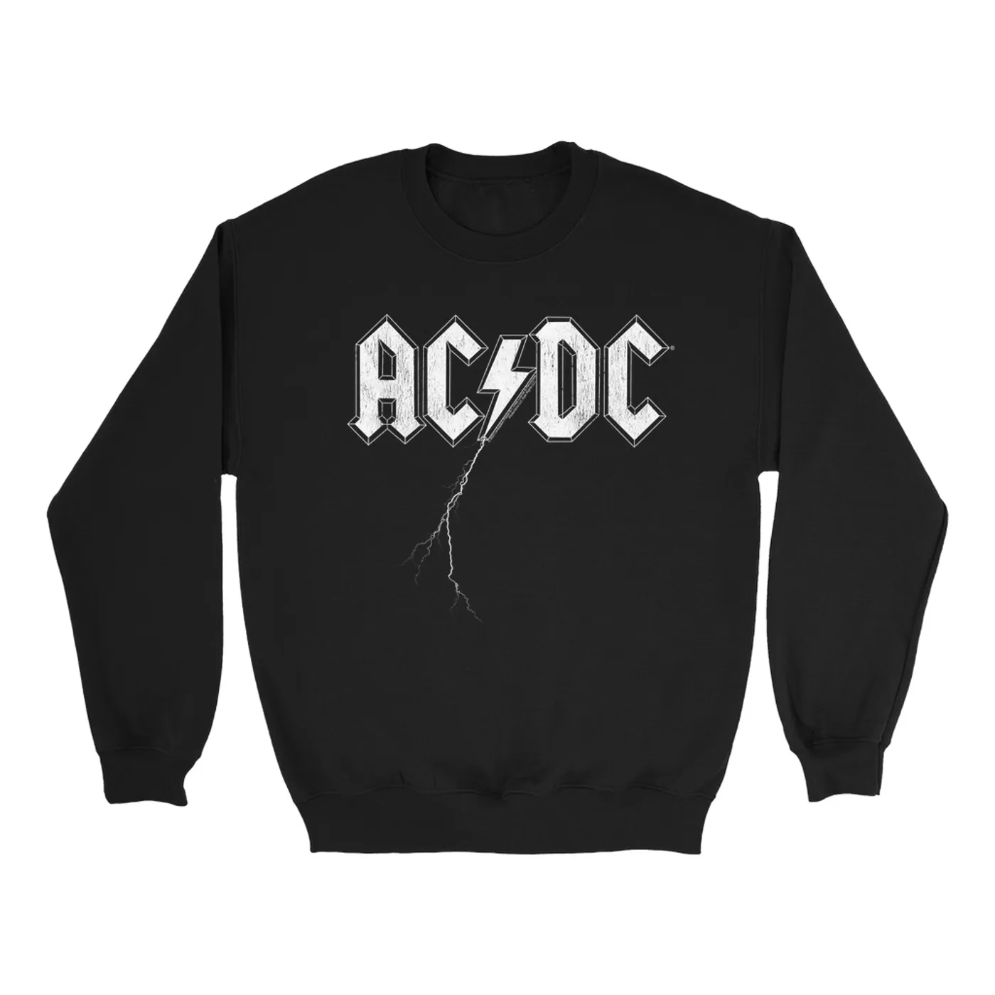 ACDC Sweatshirt | AC/DC Lightning Strike Logo ACDC Sweatshirt (Merchbar Exclusive)