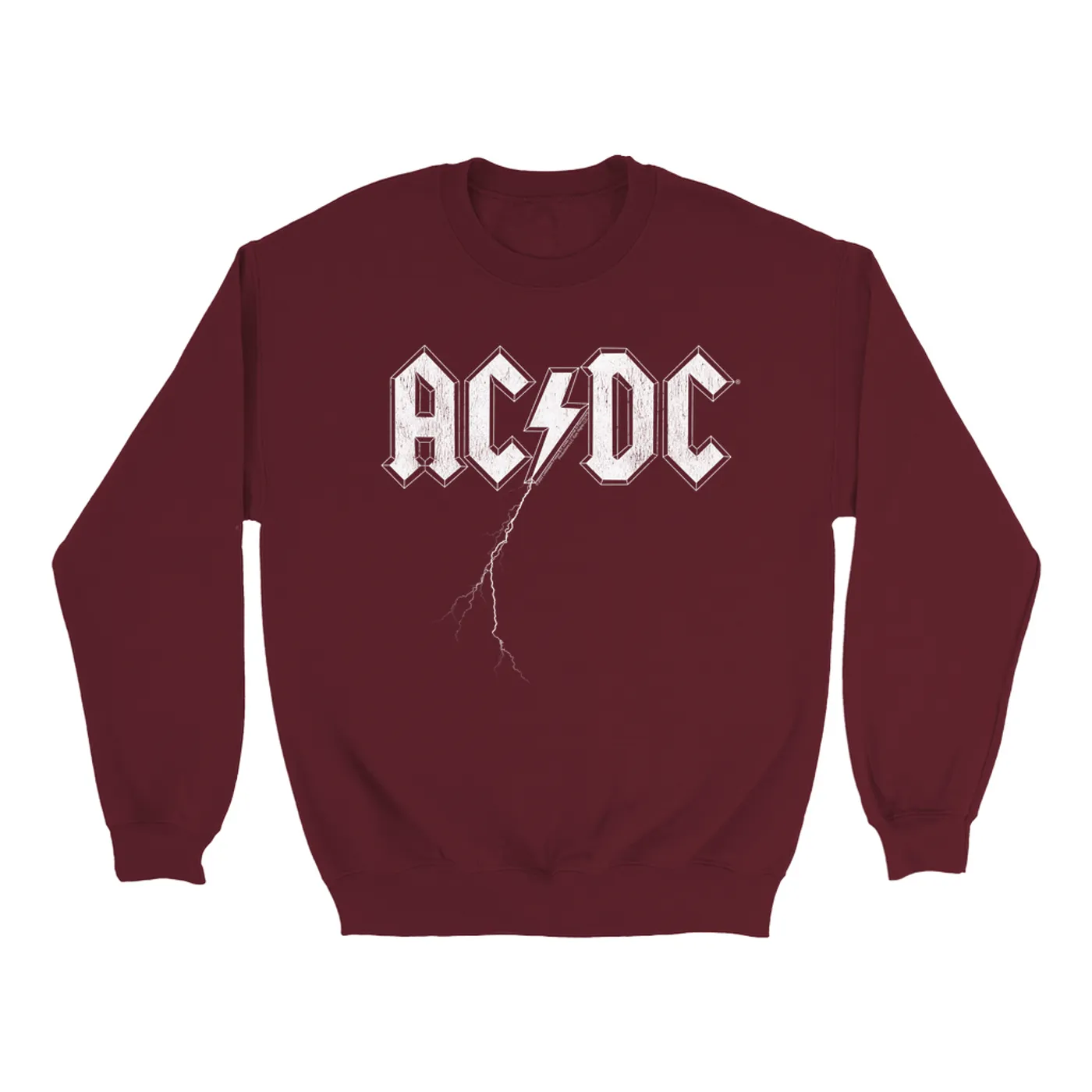 ACDC Sweatshirt | AC/DC Lightning Strike Logo ACDC Sweatshirt (Merchbar Exclusive)