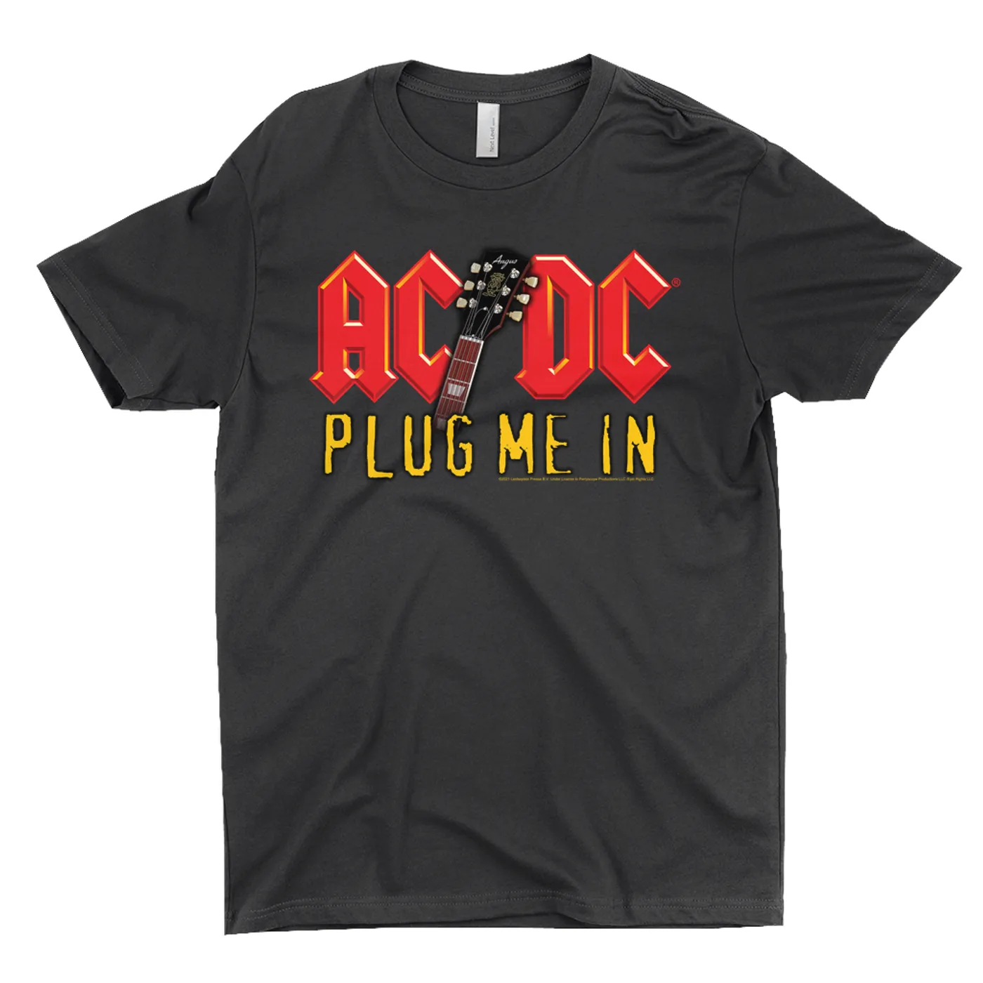 AC/DC T-Shirt | Plug Me In With Logo Image ACDC Shirt