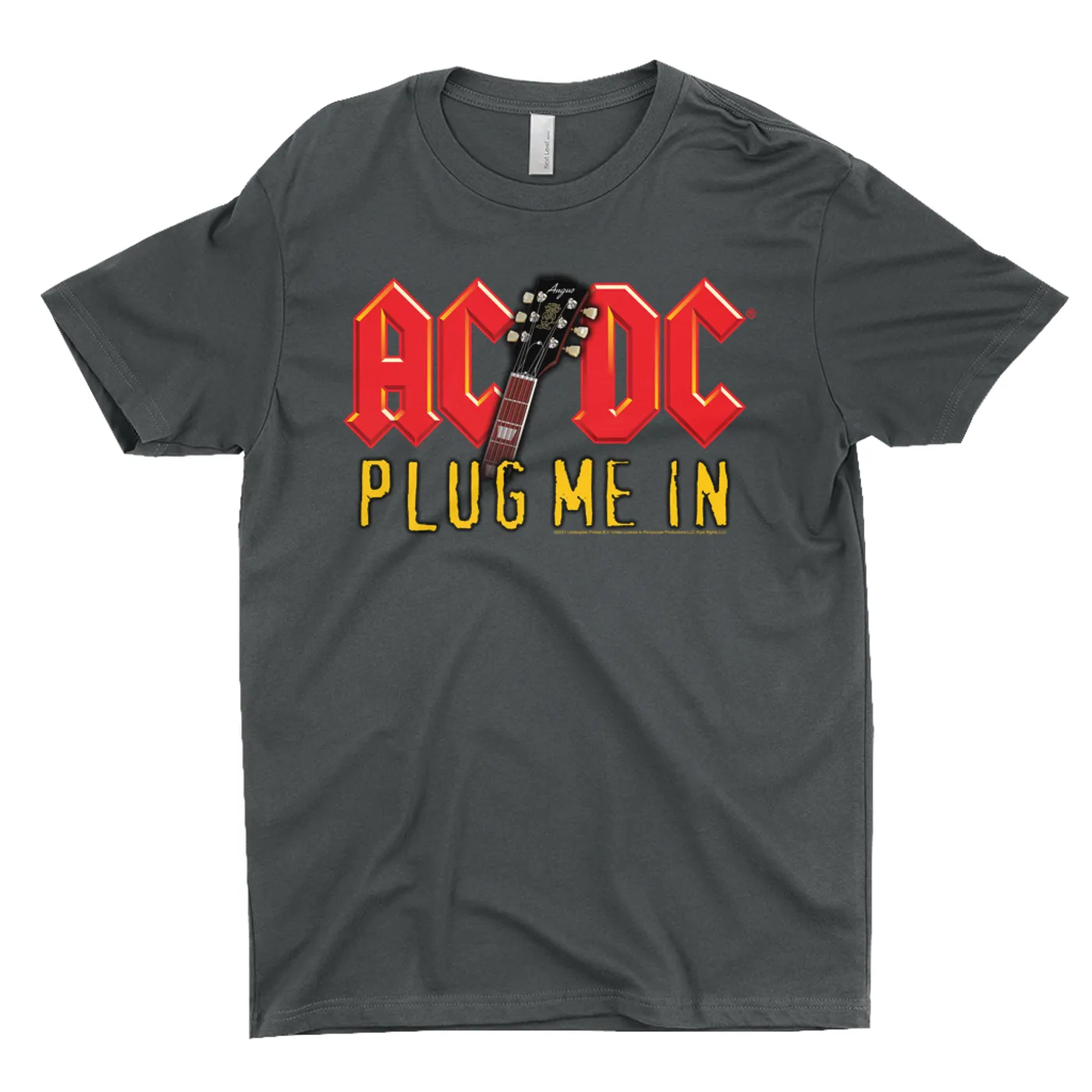 AC/DC T-Shirt | Plug Me In With Logo Image ACDC Shirt